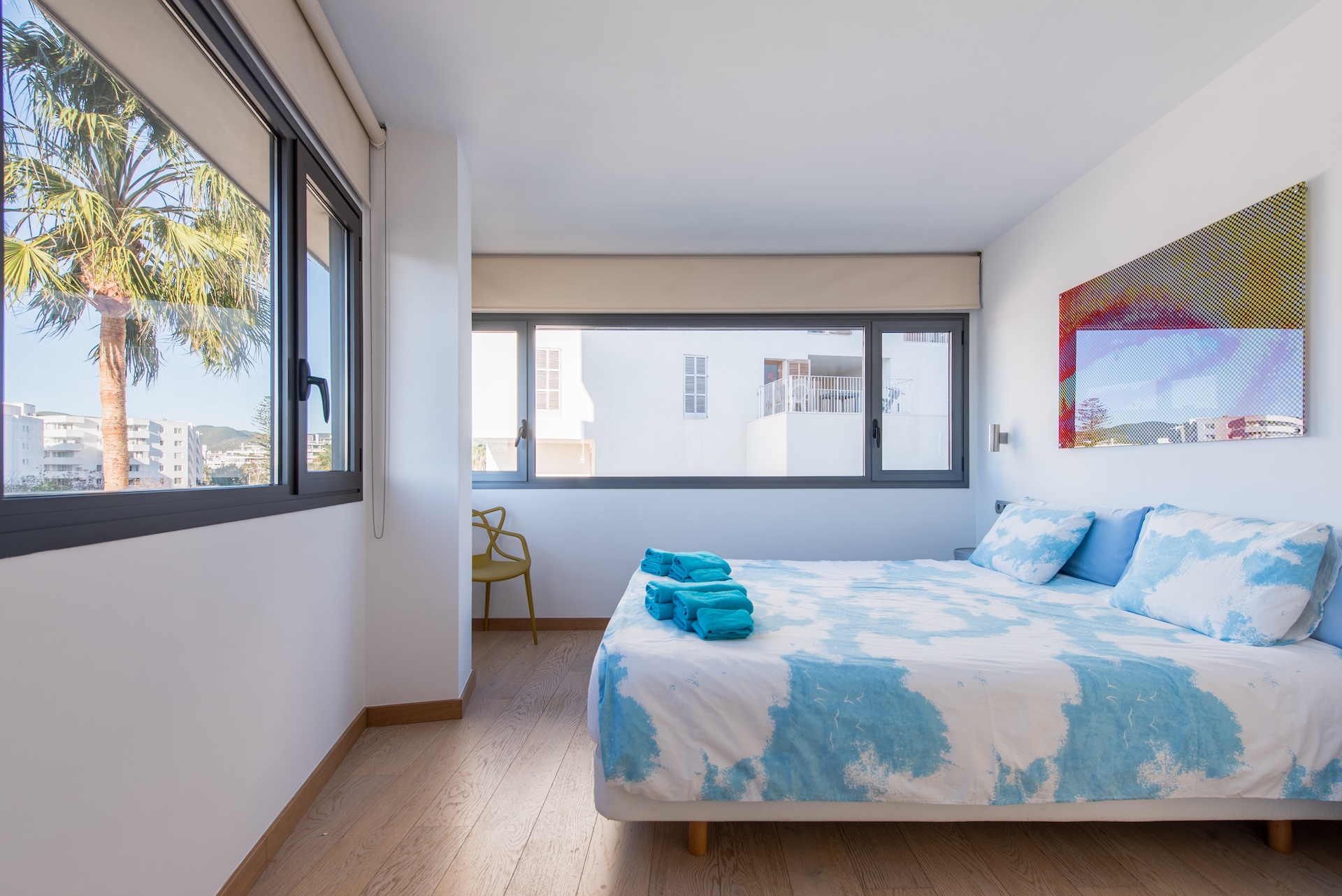 Resa Estates Ibiza for sale te koop apartment views Botafoch Talamanca bedroom 1 .jpg